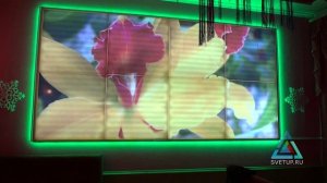 Светодиодная подсветка картины по контуру