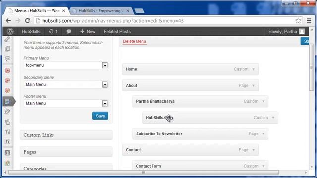 Quick Steps To Create Custom Navigation Menu In WordPress смотреть онлайн