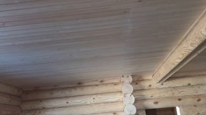 Подшивка и утепление чистовых потолков в деревянном доме.mp4