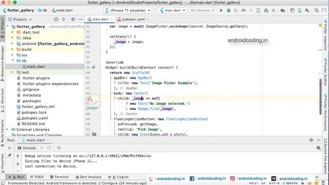 Flutter - Import image from gallery & camera | Image picker | Open Gallery | Source in Description смотреть онлайн