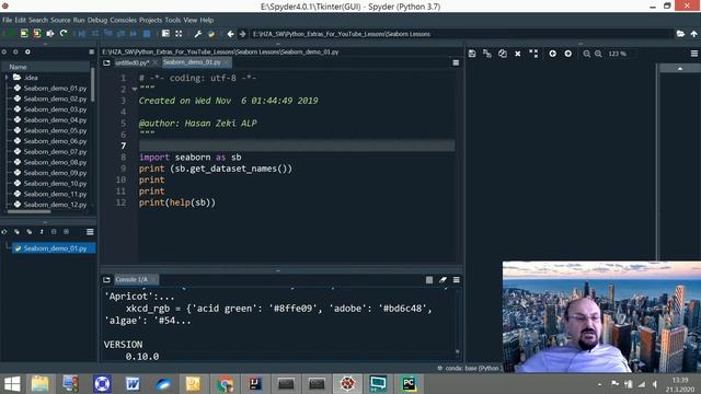 Sıfırdan Başlayarak Türkçe Anlatımlı Seaborn modülü Dersleri - Ders 1 Python Seaborn kod örnekleri. смотреть онлайн