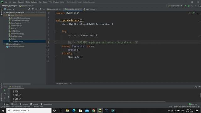 7.Python MySQL Update Table With Example|Python Tutorial in Hindi смотреть онлайн