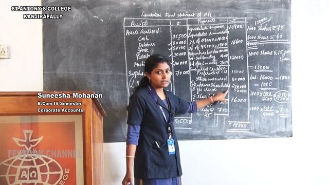 B Com IV Sem Corporate Accounts Class 4 Suneesha Mohanan смотреть онлайн