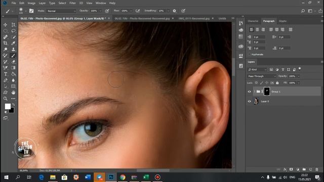 Photoshopda Rasmni Qayta Ishlash(Yuzni Filtr Qilish) || Photoshop Tutorial #Photoshop #Manipulatsio