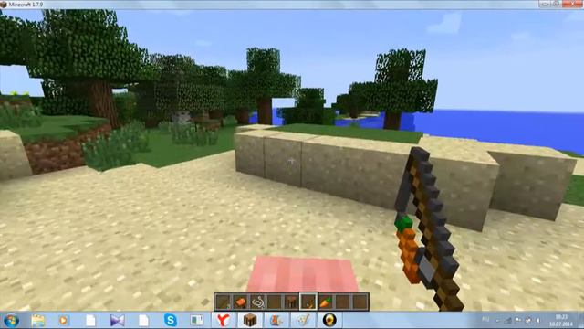 Minecraft как кататься на свинье в майнкрафте смотреть онлайн