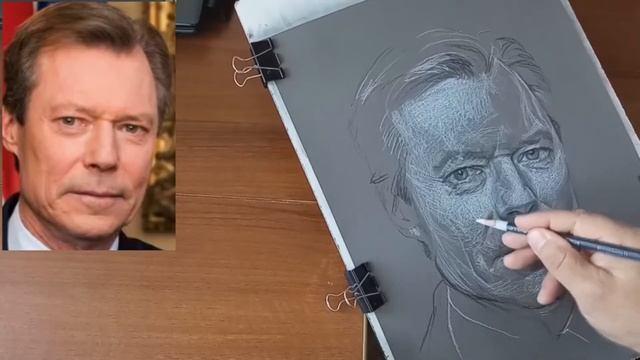 Рисуем короля Анри с Анатолием Рыбаковым смотреть онлайн