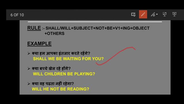 Future Continuous Tense | Will be + Verb +ing | Learn English through Hindi | English grammar смотреть онлайн