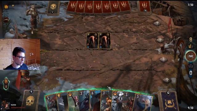 Гвинт. Контроль Скеллиге от Вангида. Лучший Контроль в Игре. Пламя Славы. Патч 7.1.1. смотреть онлайн