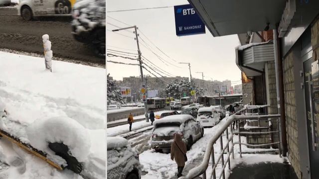 Первый день зимы в Краснодаре!!! смотреть онлайн