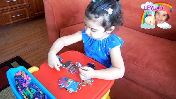 Детский пазл принцесса Анна Холодное сердце. Children puzzle Princess Anna Frozen