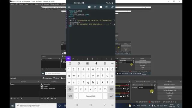 PRACTICA NO 2 PASCAL N-IDE EN ANDROID (CARACTER ALFANUMERICO) смотреть онлайн