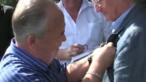 Открытие памятника Атюнину В С