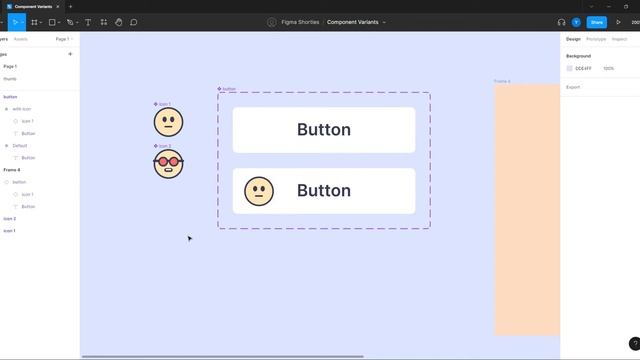 Figma short tutorial: add Variants to Components смотреть онлайн