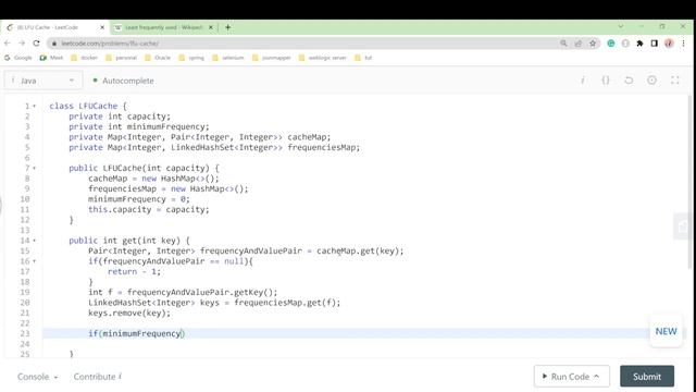 Leetcode 460. LFU Cache смотреть онлайн
