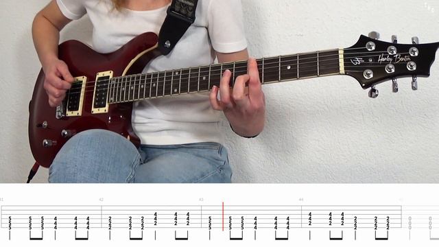 Rammstein - Sonne | Guitar Tabs Tutorial смотреть онлайн