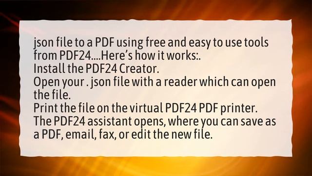 How do I open a JSON file in PDF? смотреть онлайн