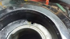 Восстановление прогнившего дренажа бензобака мотоцикла с углубленной заливной горловиной