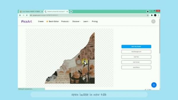 How to Download PNG Stickers, Color Palette and Font for making PPT