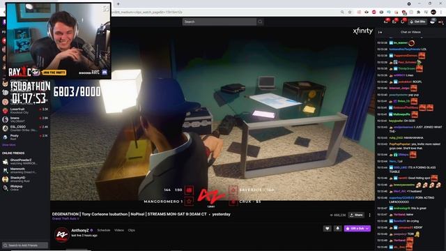 Ray C react to Tony's POV. Twitch staff jumps on stream at awkward time! | NoPixel смотреть онлайн