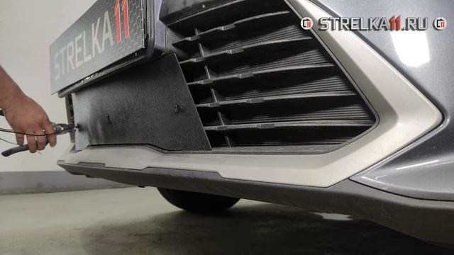 Зимняя защита радиатора KIA RIO X (I рестайлинг) с 2020г.в. - strelka11.ru смотреть онлайн