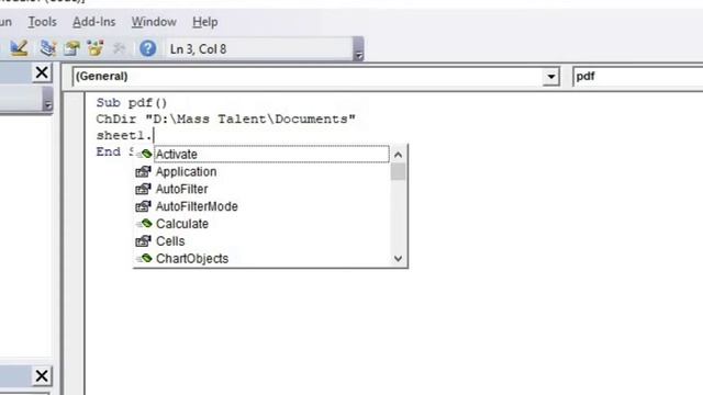 Auto PDF Generation from Excel Sheet using VBA code смотреть онлайн