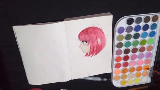 paint with me using giorgione watercolor 🎨 | p e o n y 🍂 смотреть онлайн