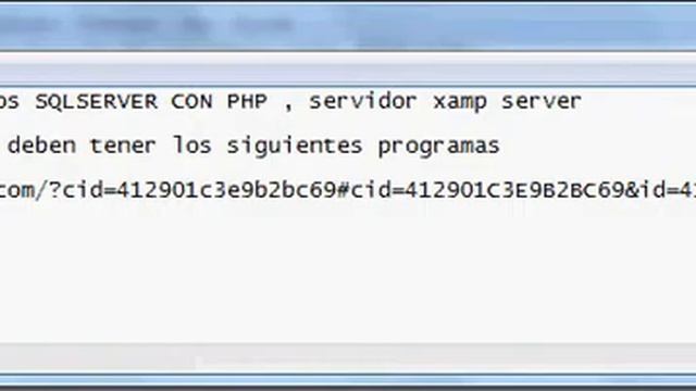 SQL SERVER+XAMP+PHP.1 смотреть онлайн