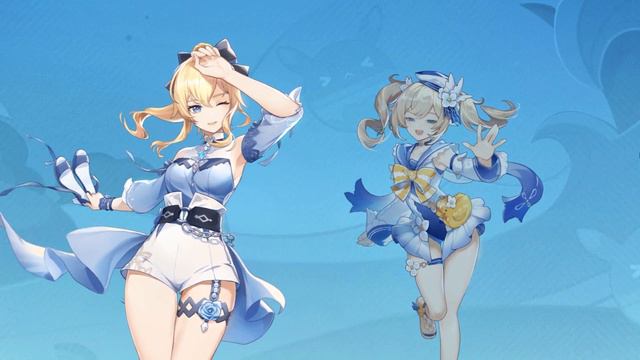 [Genshin Impact] 1.6 Midsummer Island Adventure Theme Music + Jean&Barbara Live Wallpaper (4K 60fps смотреть онлайн