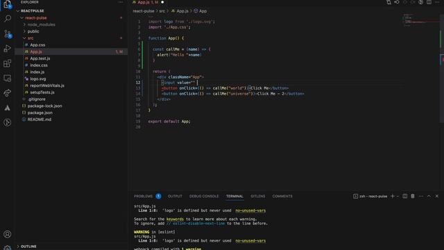 ReactJS Tutorial in Hindi #8 - Handling Events and Functions in React смотреть онлайн