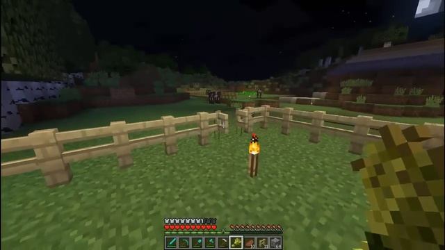 Выживание в майнкрафт 1.8.1 без модов 4 серия. Как приручить коров смотреть онлайн