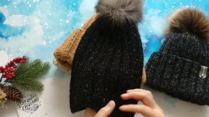 ?Связала простую шапку резинка 2х2 // шапка из Alize superlana MAXI //  шапка с отворотом.??