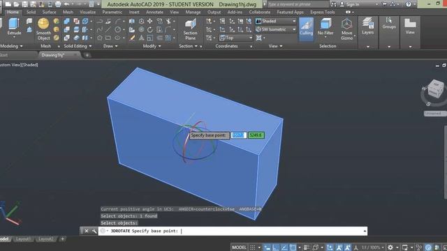 How to Move And How to Rotate Objects in AutoCAD. fast смотреть онлайн