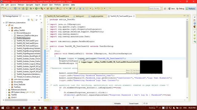 How to Generate log files using Log4j in Selenium WebDriver смотреть онлайн