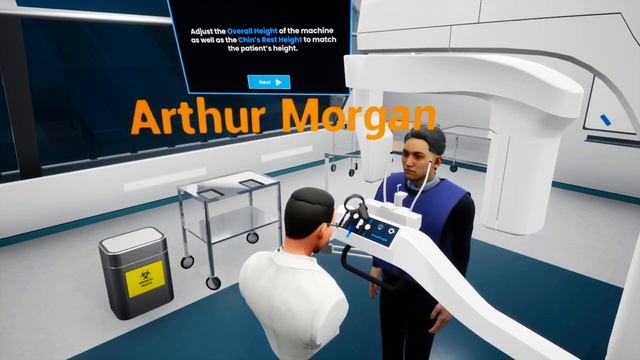 Panoramic Xray Machine operation (Multiuser/VR Training) смотреть онлайн
