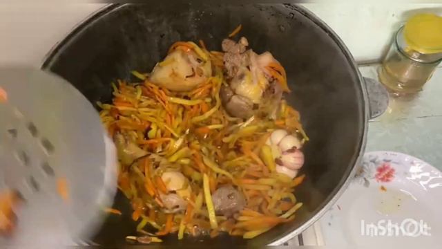 Вкусный ПЛОВ😋 палчики оближиш🙂. Delicious PLOV❤️ смотреть онлайн