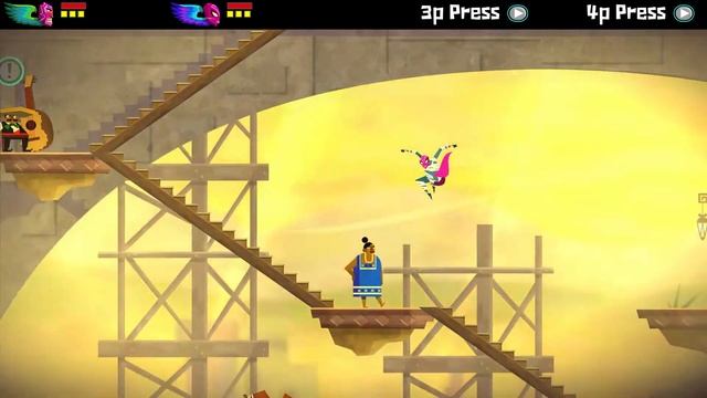 Guacamelee! Super Turbo Championship Edition - How to Play Local Coop смотреть онлайн