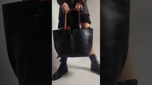 кожаная сумка шоппер смотреть онлайн