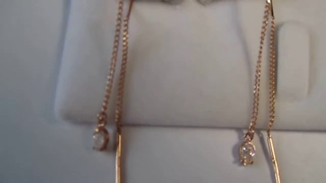 Серьги в позолоте смотреть онлайн