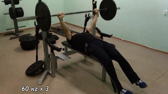 Радик Гизитдинов - жим лежа 95 кг (71,6 кг) смотреть онлайн