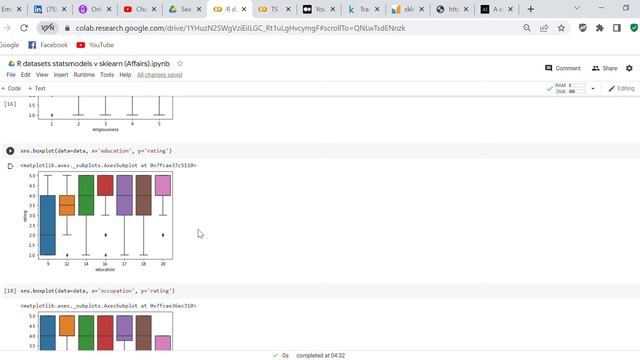 Code Review: Use R dataset (Affairs) with statsmodels vs sklearn смотреть онлайн