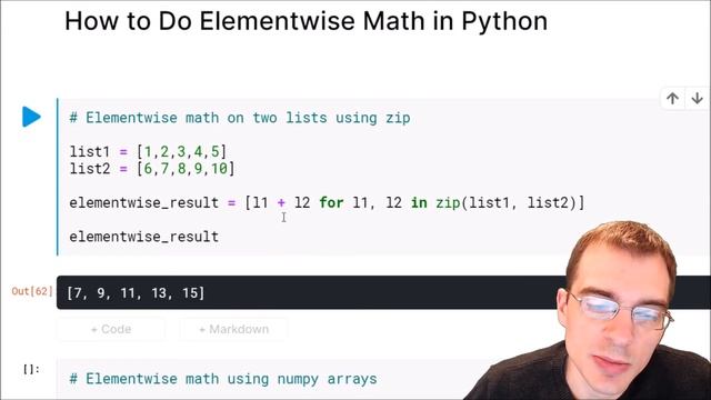 How to Do Elementwise Math in Python смотреть онлайн