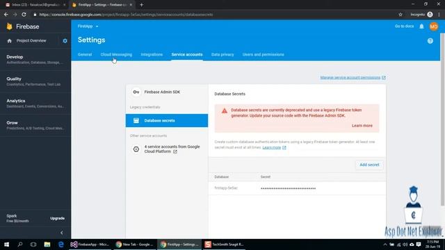 Create database into firebase смотреть онлайн
