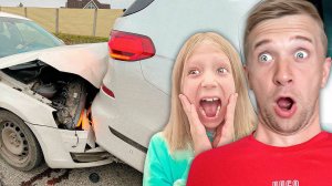 АВАРИЯ!! В НАС ВРЕЗАЛАСЬ МАШИНА! ЧТО С МИЛАНОЙ! ГЕНЕРАЛЬНЫЙ ПРОГОН ПЕРЕД ПОКАЗОМ MY! что будет..