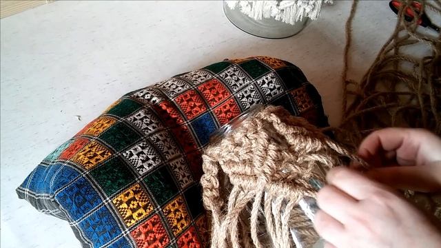 #macrame//Vaza узлами макраме//Бери и Делай //handicrafts //своими руками//#DIY ❤️❤️❤️