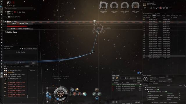 EVE Online - Hunted in Null sec Exploration смотреть онлайн