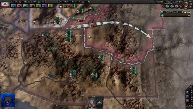 WAR WITH CAESAR'S LEGION! HEARTS OF IRON 4: FALLOUT MOD: NEW CALIFORNIA REPUBLIC EP. 2 смотреть онлайн