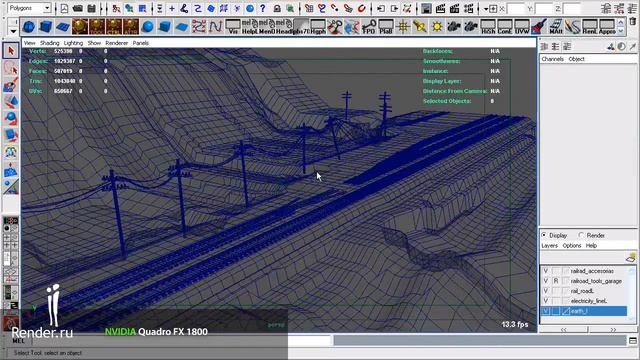 Quadro FX1800 Review - Autodesk Maya Perfomance смотреть онлайн
