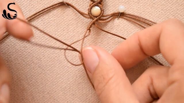 Macrame Tutorial | DIY Macrame Necklace with stone | Easy Macrame Tutorial смотреть онлайн
