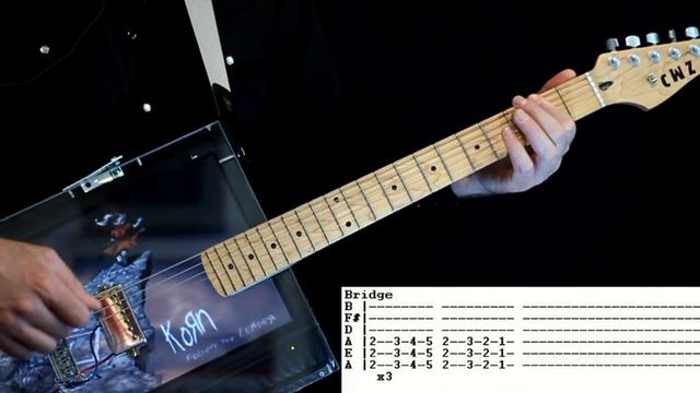 Korn Freak On A Leash Guitar Lesson / Guitar Tabs / Guitar Chords / Guitar Cover for 6 String смотреть онлайн