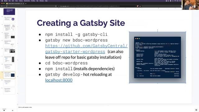 Introduction to GatsbyJS & Static Site Generators by Joel Wilson смотреть онлайн